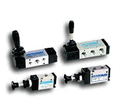 Manually operated valves